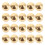 Raindrops  50 Pcs Clock Mechanism Accessories Parts Replacement Golden 1