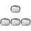 16Pcs Travel Squeeze Bottles Pe Storage Containers Assorted 1