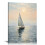 Quadro decorativo em tela com barco à vela costeiro 1