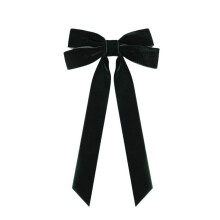 Agrafe elegante cu fundă din catifea pentru femei, 1 bucată