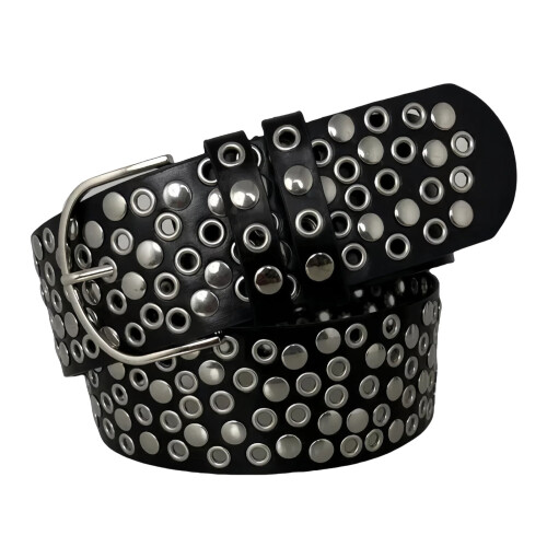 Ζώνη Yauxim Punk Rivet με τρουκς Unisex Πλάτος 1,5 εκ.