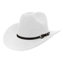 Sombrero fedora de lana negra para hombre y mujer.