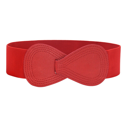 Elastisk midjebelte for dunfrakker, imitert materiale, dame