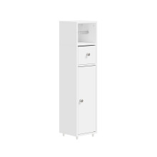 SoBuy Meuble WC blanc 20x20x85 cm