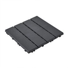 SoBuy Πλακάκι SDA15-HG Μαύρο 31312 cm Πλαστικό