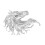 Modische Pferdebrosche, Legierungsdesigns, vielseitiges-Silber 1