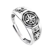Partyschmuck, verstellbare Ringe, Retro-Stern-Design,
