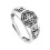 Partyschmuck, verstellbare Ringe, Retro-Stern-Design, 1