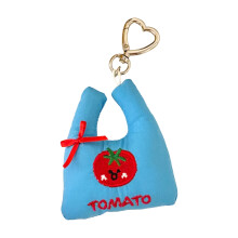 Porte-clés en peluche de Style dessin animé, Adorable-Bleu