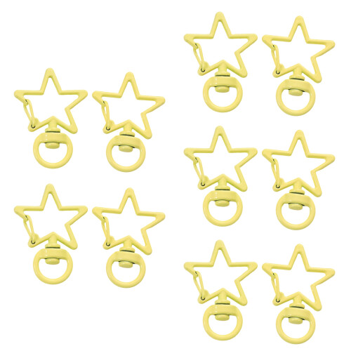 Assorted Strar Alloy Charm Crafting Essential For-Yellow