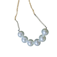 Elegant Artificial Pearls Necklace Comfortable Clavicle Chain