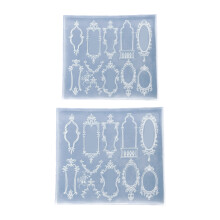 Multipurpose Silicone Craft Mould Flexible Reusable-2 piece set