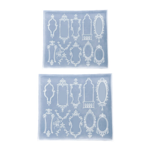Multipurpose Silicone Craft Mould Flexible Reusable-2 piece set