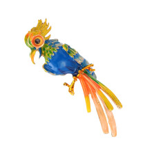 Fashionable Sophisticated Parrot Brooch Versatile Jewelry