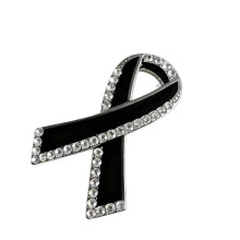 Elegante Kristall-Akzent-Band-Design-Brosche,-1