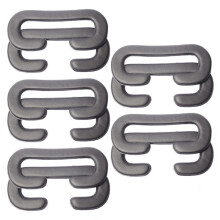 10 Stück. geeignet für 11 mm Schwammpolster. VR3D-Augenmasken. perforierte Schwamm-Ersatzbezugspolster
