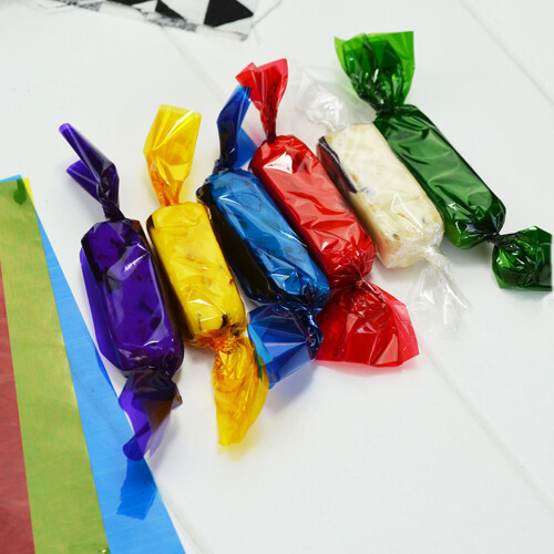 Papier Cellophane Couleur Variée Pour Décorations Cadeaux 1