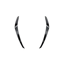1 Paar Auto-FrontstoßStangen-Spoiler-Splitter-Abdeckung. Nebelscheinwerfer-Canard-Verkleidung für Golf 7 Golf MK7 2013-2016 Down Knife
