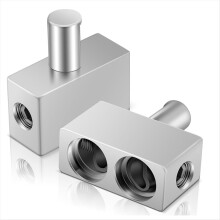 1 Paar Car Audio Dual 1/0 Gauge auf 1/0 Gauge Amp Eingangsreduzierer