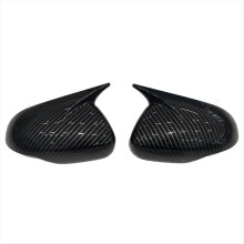 1 pair of car rearview mirror housing trim covers for carbon fiber