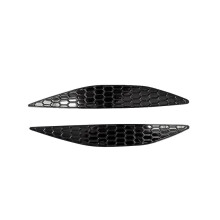 1 Pair Car Styling Honeycomb Rear Fog Light Cover Strip for 7 MK7 2014-2018 Rear Trim Strips Bumper Stickers