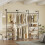 SoBuy Κρεμάστρα KLS19-SCH Μαύρο 265x48x220 cm 6 Ράφια 4
