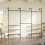 SoBuy Κρεμάστρα KLS19-SCH Μαύρο 265x48x220 cm 6 Ράφια 5
