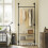 SoBuy Black Wall Mounted Coat Rack with 2 Shelves 6