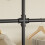 SoBuy Κρεμάστρα KLS19-SCH Μαύρο 265x48x220 cm 6 Ράφια 11