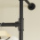 SoBuy Black Wall Mounted Coat Rack with 2 Shelves 10