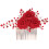 Blumenhaarspange Brauthaarnadel Set mit 1 1