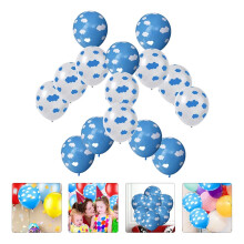 Wolkenballons Set mit bedrucktem Design, 1 Set