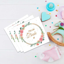 Flower Party Napkins Disposable 20-Pack