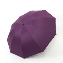 Bardzo duży składany parasol 110 cm 10-żebrowy UV wiatroodporny