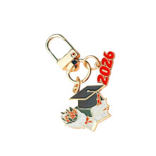 2026 Graduate Souvenir sleutelhanger gecoate legering GLB-B