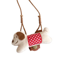 Stylish Leather Pendant Necklace For Sunglasses Holder-red dots