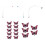 Unpredictable Motion Butterfly Cats Toy-Pink and white batte 3
