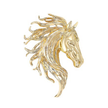 Horse Pin Jewelry Sturdy Metal For Any Occasion-Gold-color