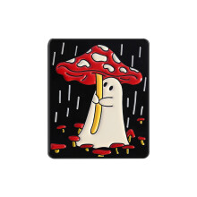 Cartoon Mushroom Umbrella Brooch Featuring Fanciful-QHXZ4888