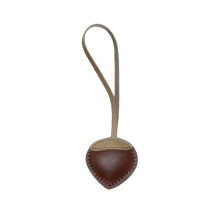 Eleganter PU-Leder-Kastanienanhänger für Taschen und-Kaffee