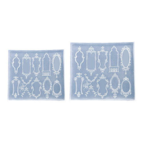Professional Silicone Nail Mould With Long Time Use-2 piece set