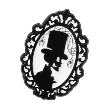 Unique Skeleton Enamel Pin Vintage Gothic Brooch Pin-QHXZ5010