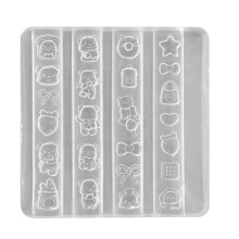 Nails Art Moulds Silicone Template Nails Designing Tool Bear