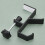 1 Adjustable Table Side Hook. Hook Stand without Drilling. Black 6