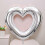 33 Inch Silver Hollow Heart Balloon 5