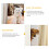 Adjustable Pet Door Strap – Yellow Cloth & Plastic, 1 Pack 2