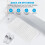 Antislip badmat 39x16 inch met zuignappen 5