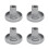 Hjul til nedre kurv til oppvaskmaskin PP40mm4PCS 4