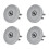 Hjul til nedre kurv til oppvaskmaskin PP40mm4PCS 5