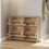 SoBuy Meuble à chaussures chêne clair 8 emplacements 5